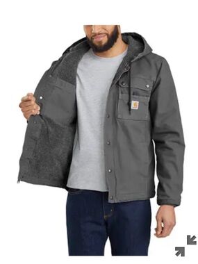 CARHARTT WASHED DUCK BARTLETT JACKET BLACK